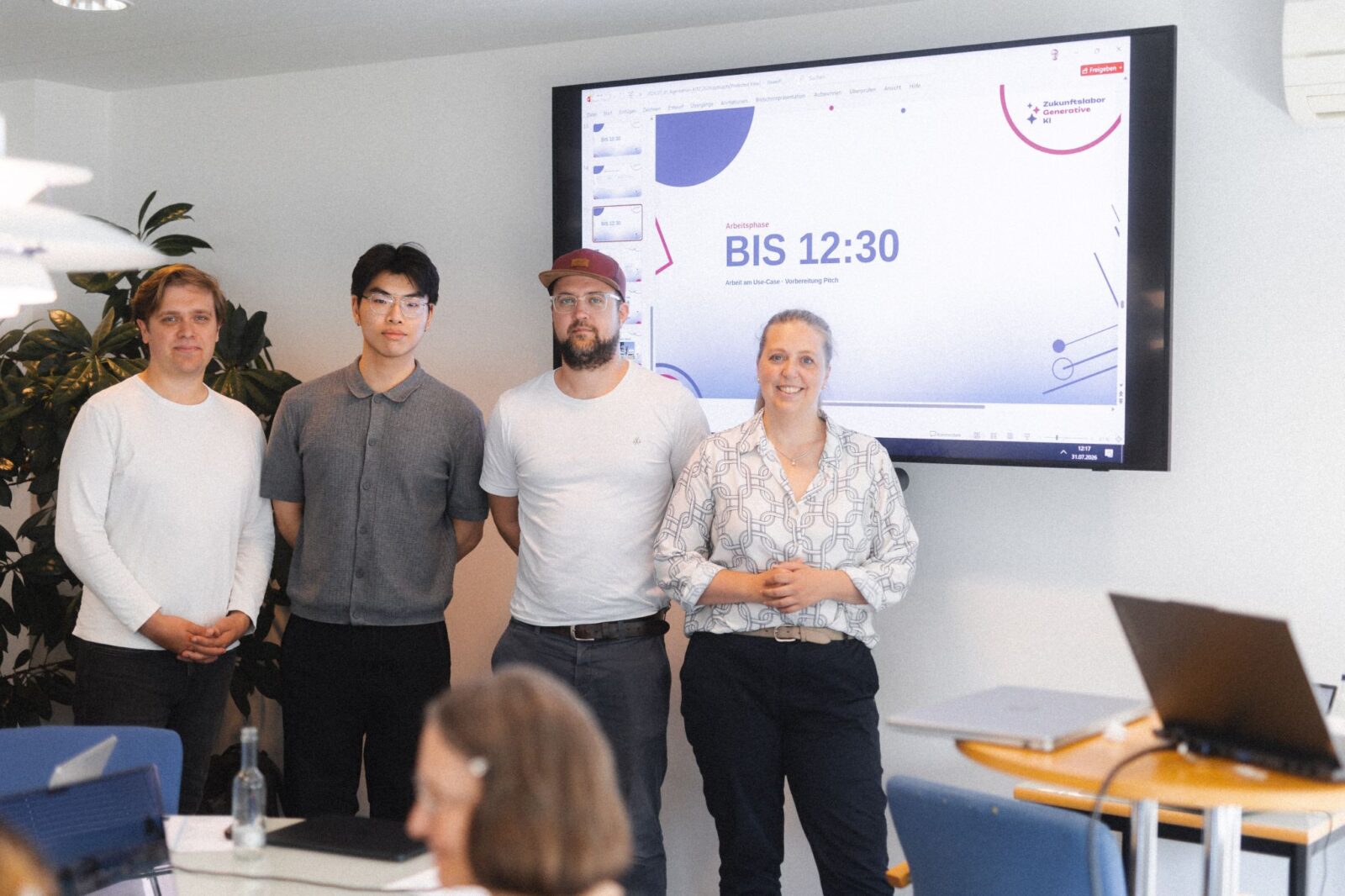 Das Team des ZGKI beim Agentathon im KITZ