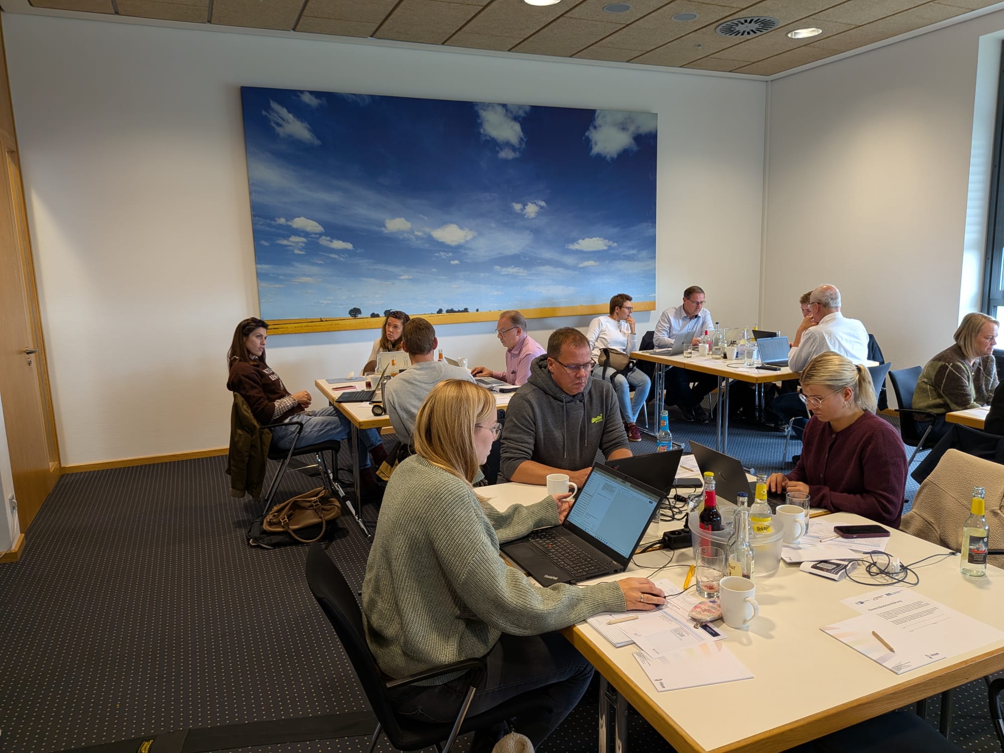 Teilnehmende arbeiten an ihren eigenen Anwendungsfällen